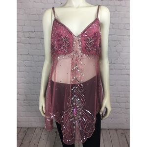Vintage Beaded Fairy Slip